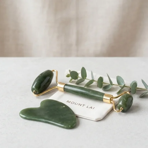Mount Lai Jade Roller and Gua Sha Set