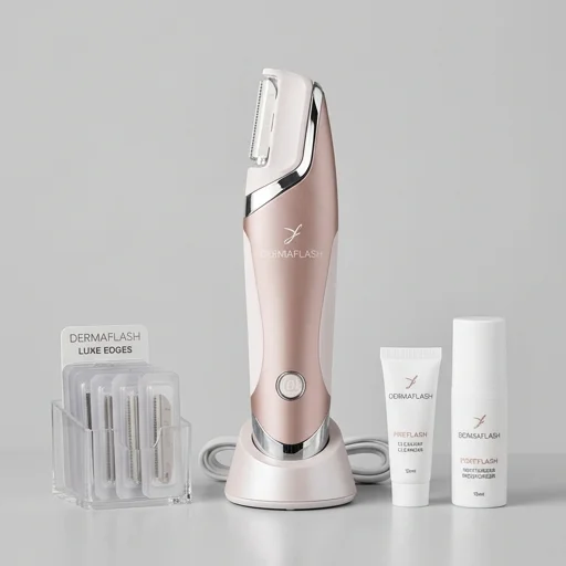 DERMAFLASH LUXE Dermaplaning & Peach Fuzz Removal Device